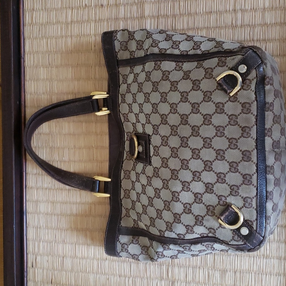 Gucci Monogram Satchel (AUTHENTIC)